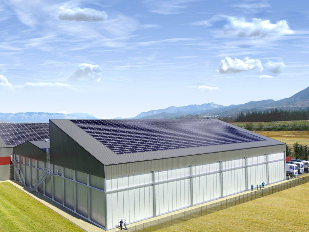 bâtiment solaire